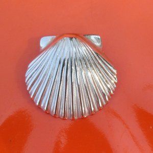 VTG DM Sterling Silver Shell Necklace Enhancer